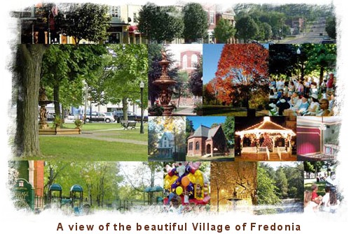 A snapshot of the Village of Fredonia